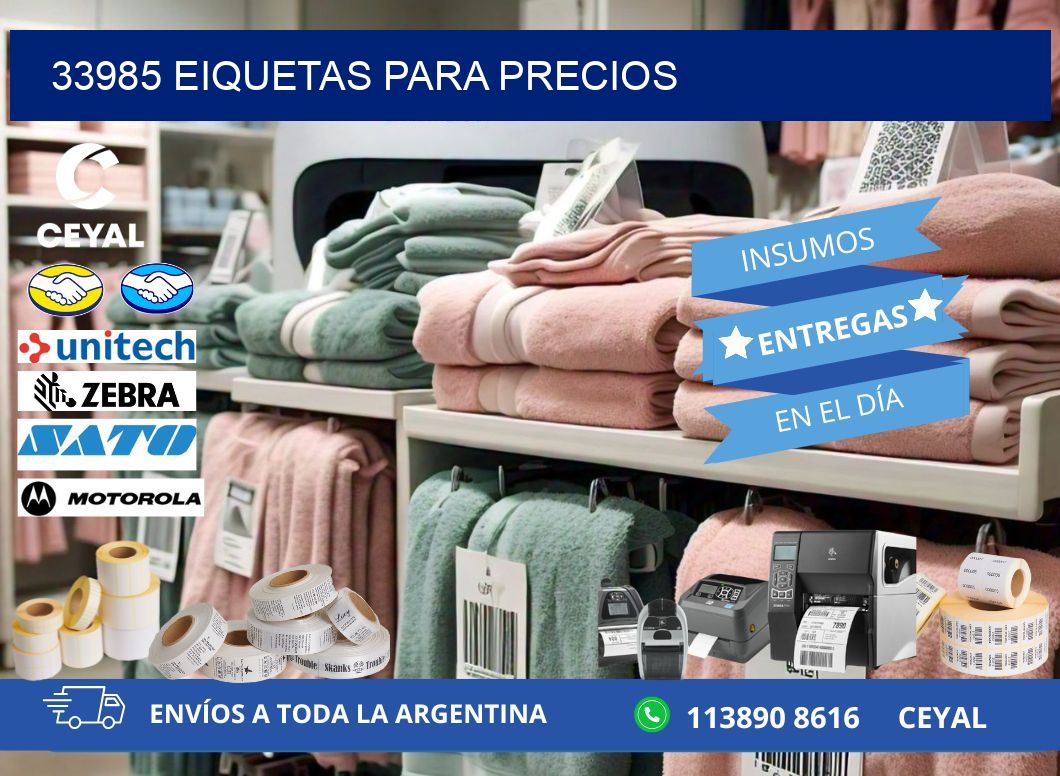33985 EIQUETAS PARA PRECIOS