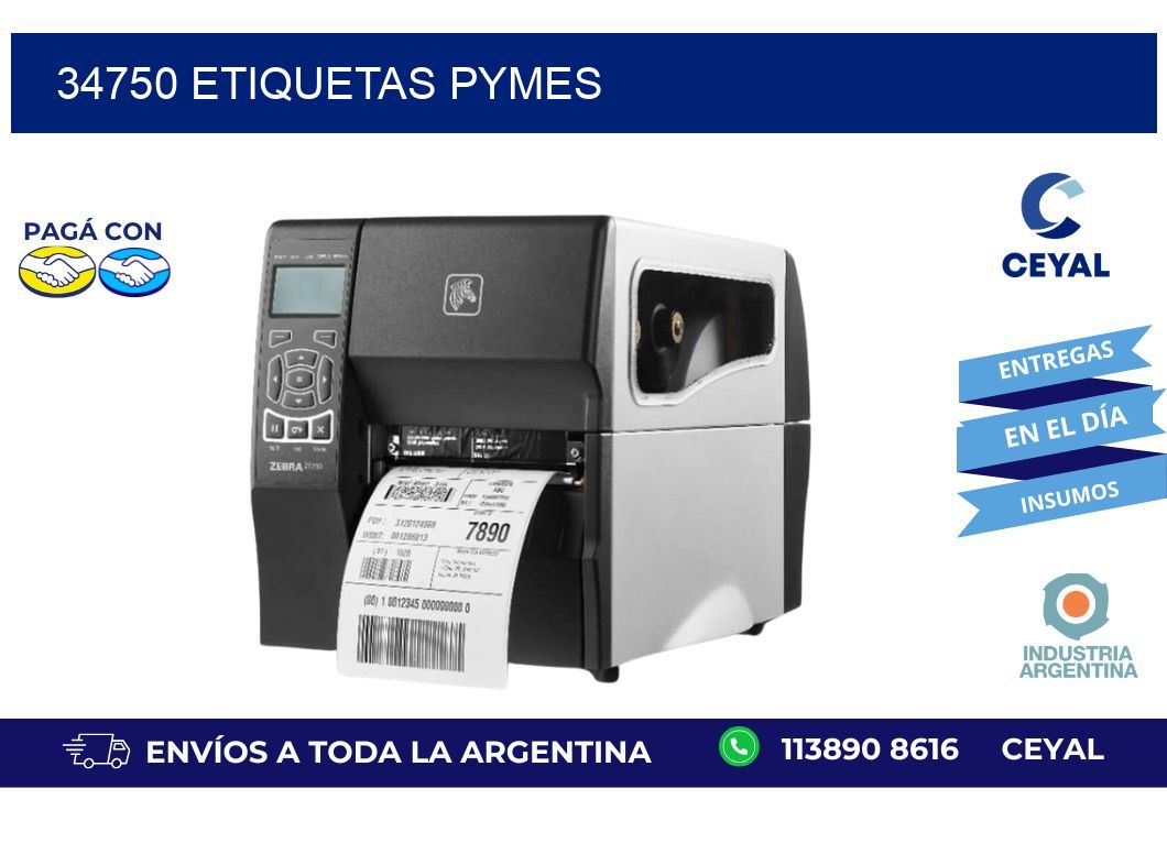 34750 ETIQUETAS PYMES