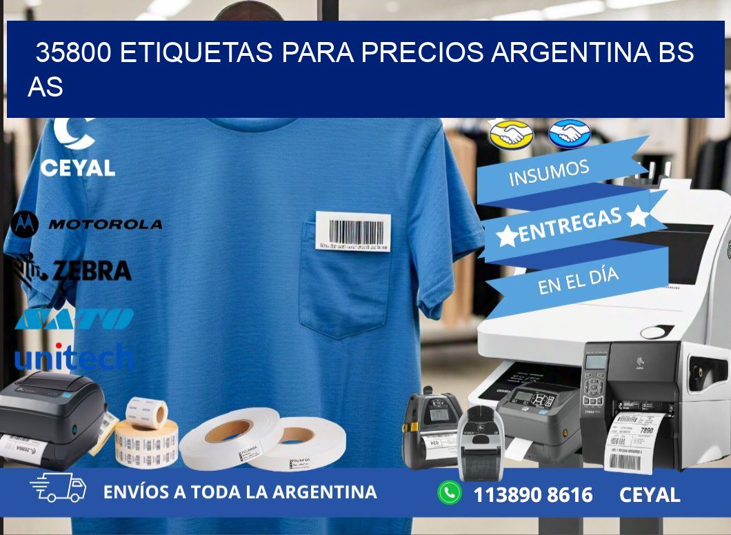 35800 ETIQUETAS PARA PRECIOS ARGENTINA BS AS