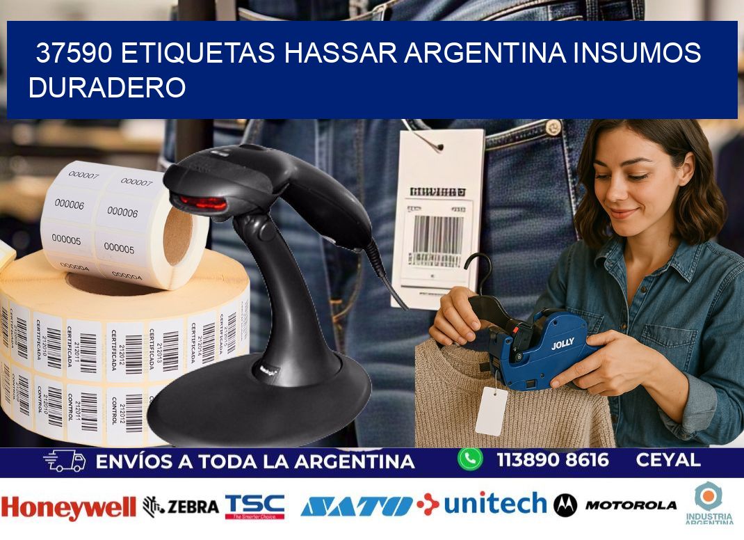 37590 etiquetas hassar argentina INSUMOS DURADERO