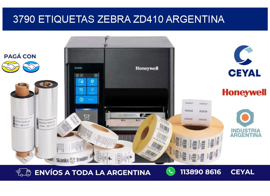 3790 etiquetas zebra zd410 argentina