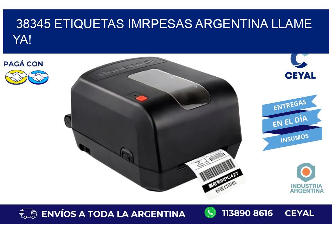 38345 etiquetas imrpesas argentina LLAME YA!