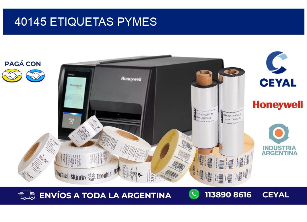40145 ETIQUETAS PYMES