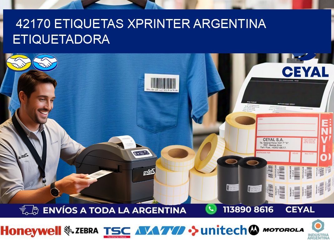 42170 etiquetas xprinter argentina ETIQUETADORA
