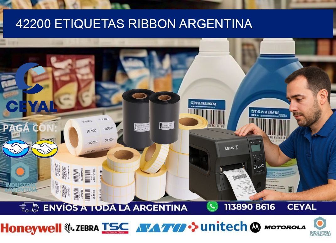 42200 etiquetas ribbon argentina