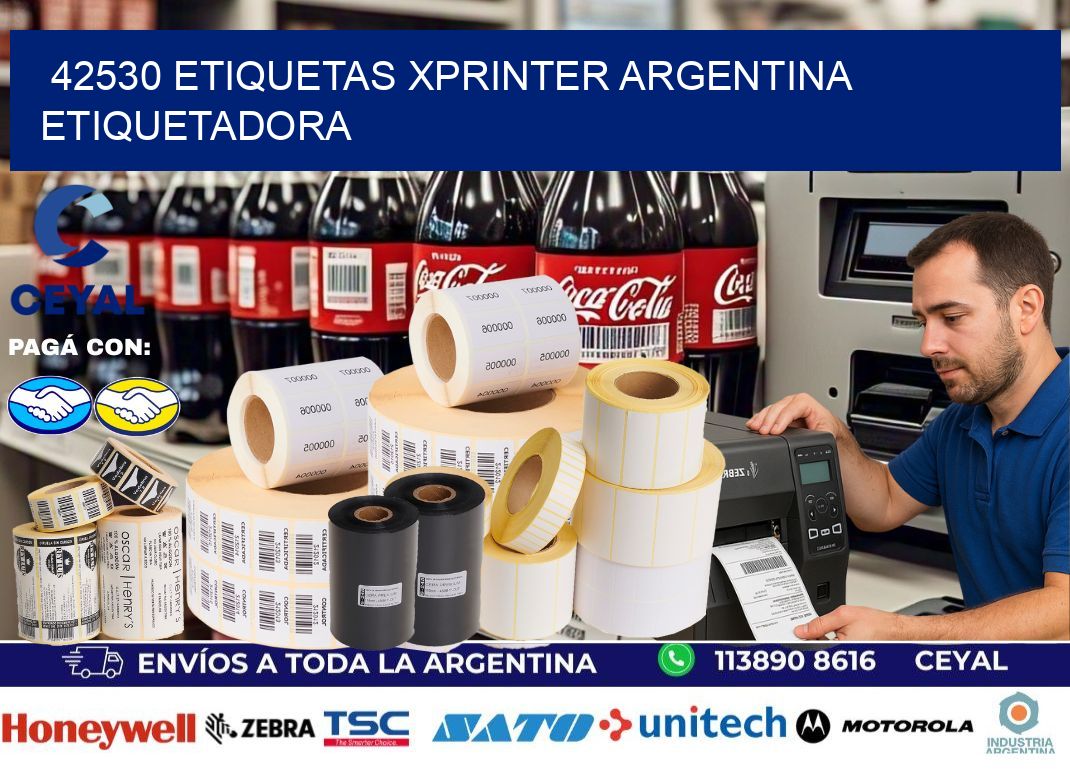 42530 etiquetas xprinter argentina ETIQUETADORA