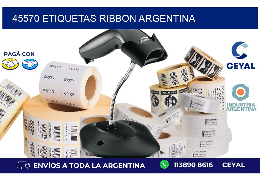 45570 etiquetas ribbon argentina