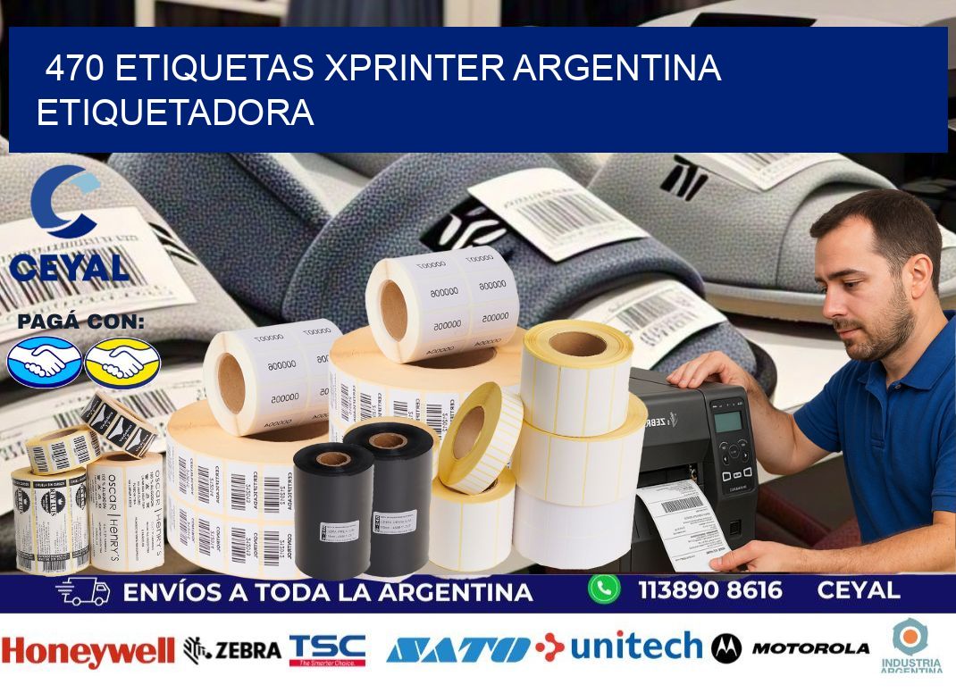 470 etiquetas xprinter argentina ETIQUETADORA