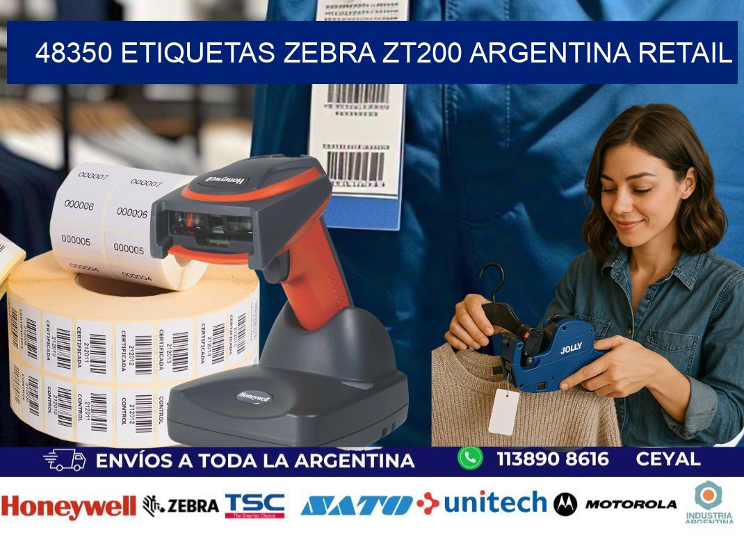 48350 etiquetas zebra zt200 argentina RETAIL