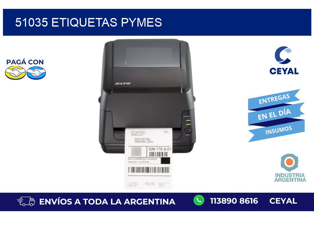 51035 ETIQUETAS PYMES