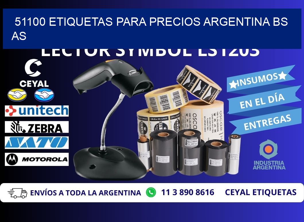 51100 ETIQUETAS PARA PRECIOS ARGENTINA BS AS