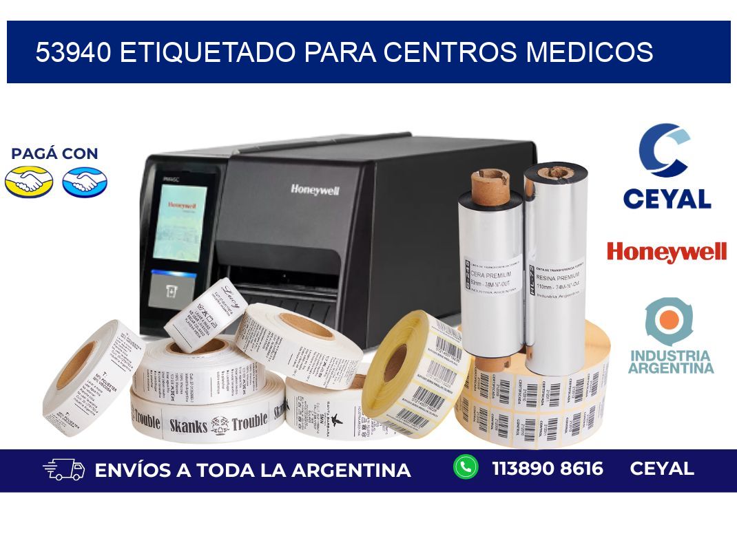 53940 ETIQUETADO PARA CENTROS MEDICOS
