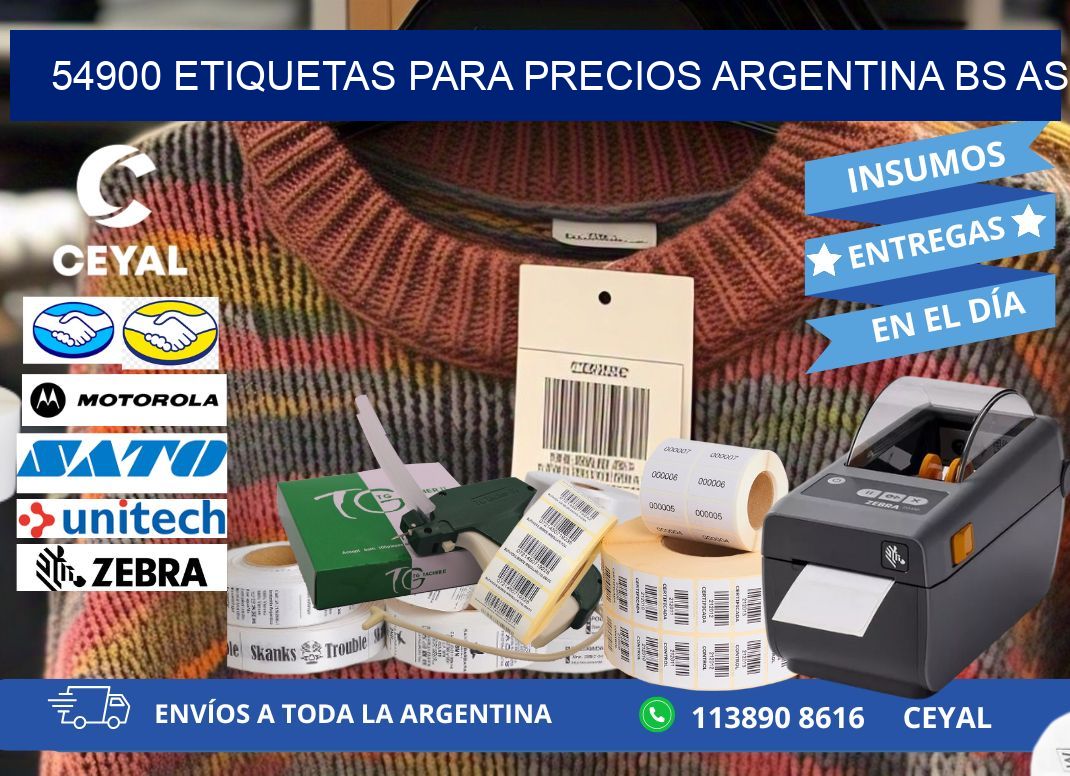 54900 ETIQUETAS PARA PRECIOS ARGENTINA BS AS