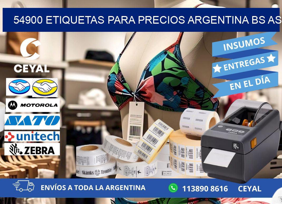 54900 ETIQUETAS PARA PRECIOS ARGENTINA BS AS