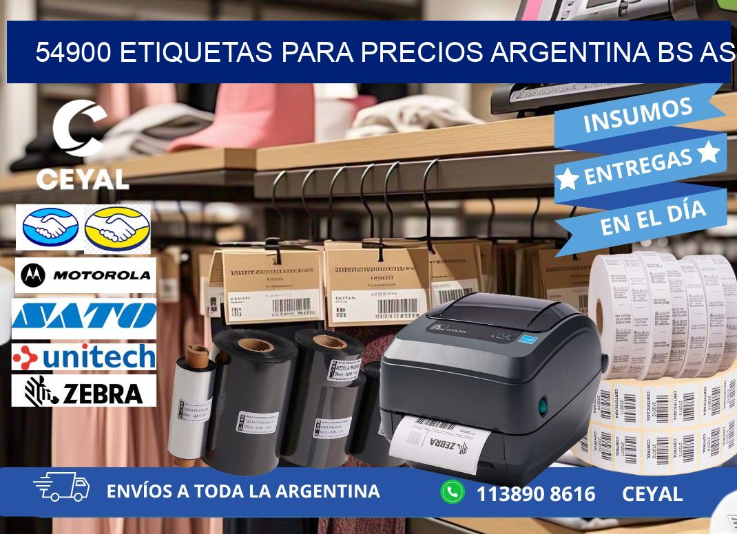 54900 ETIQUETAS PARA PRECIOS ARGENTINA BS AS