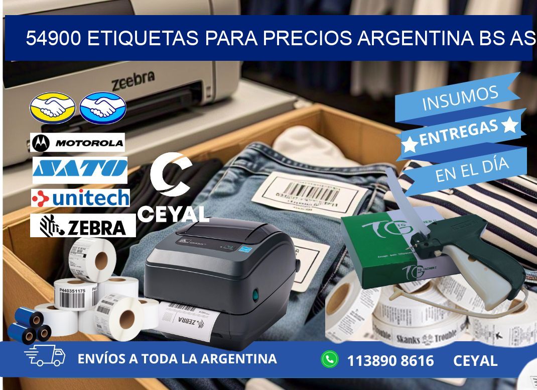 54900 ETIQUETAS PARA PRECIOS ARGENTINA BS AS