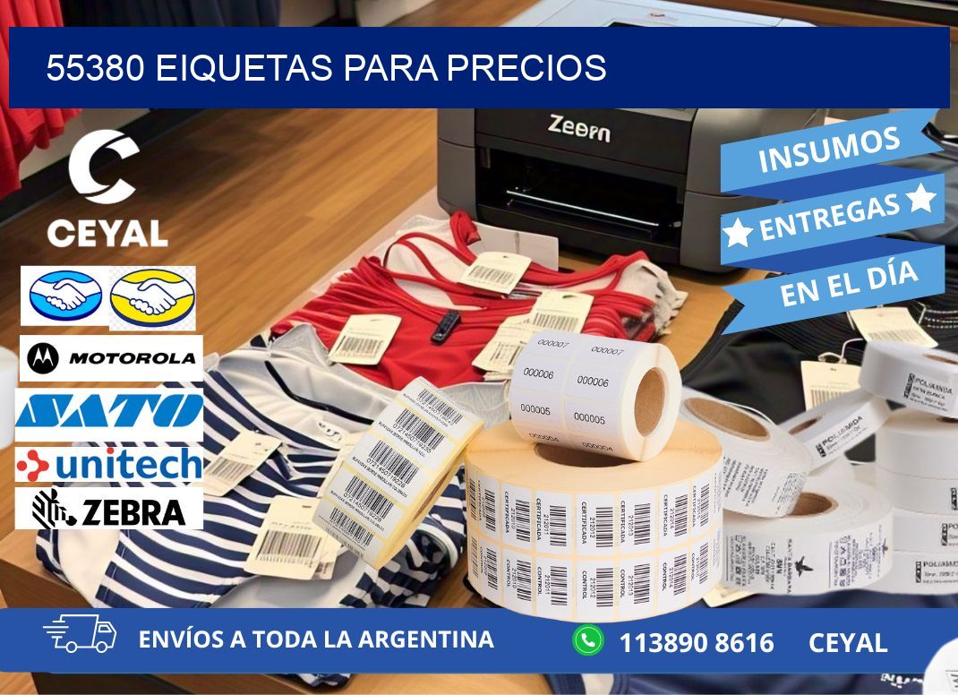 55380 EIQUETAS PARA PRECIOS