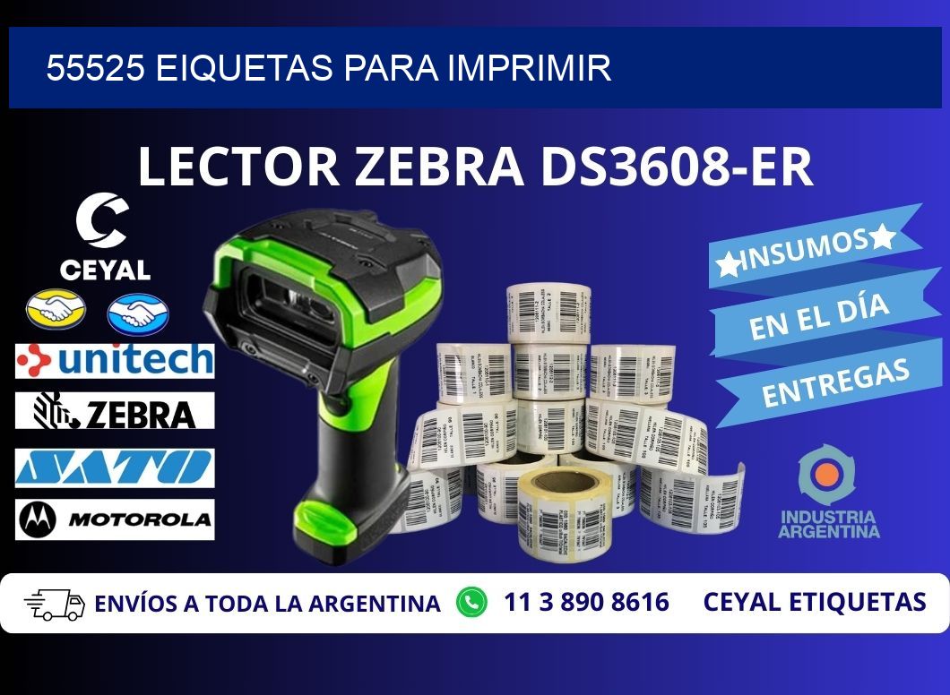 55525 EIQUETAS PARA IMPRIMIR