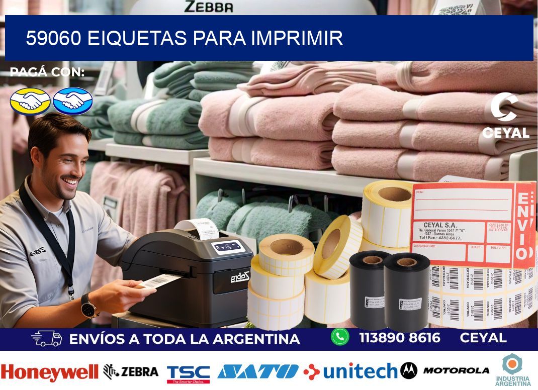 59060 EIQUETAS PARA IMPRIMIR