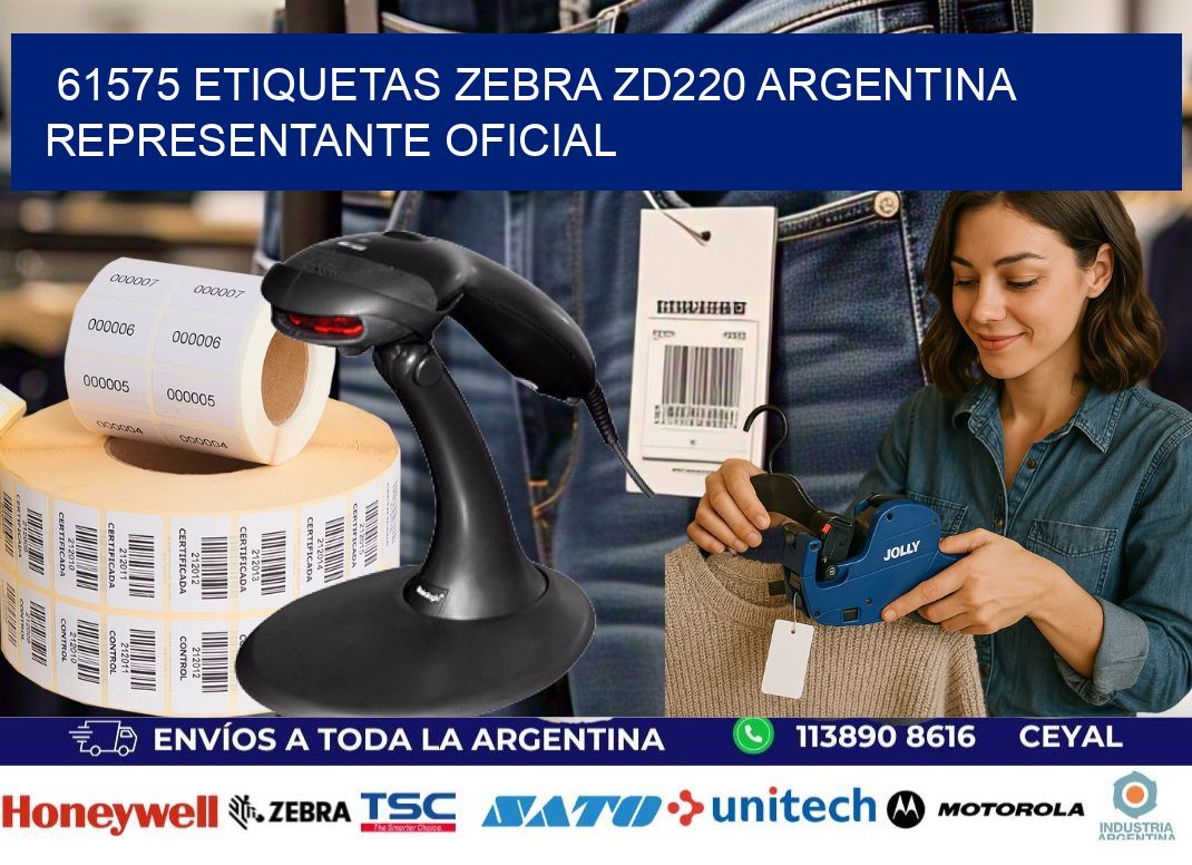 61575 etiquetas zebra zd220 argentina REPRESENTANTE OFICIAL