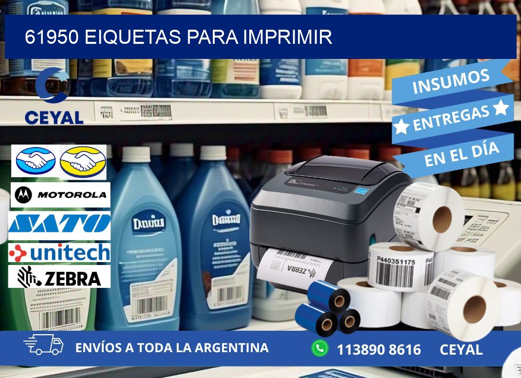 61950 EIQUETAS PARA IMPRIMIR