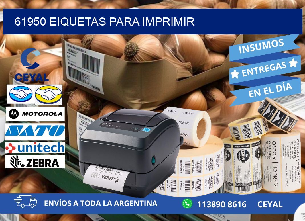 61950 EIQUETAS PARA IMPRIMIR