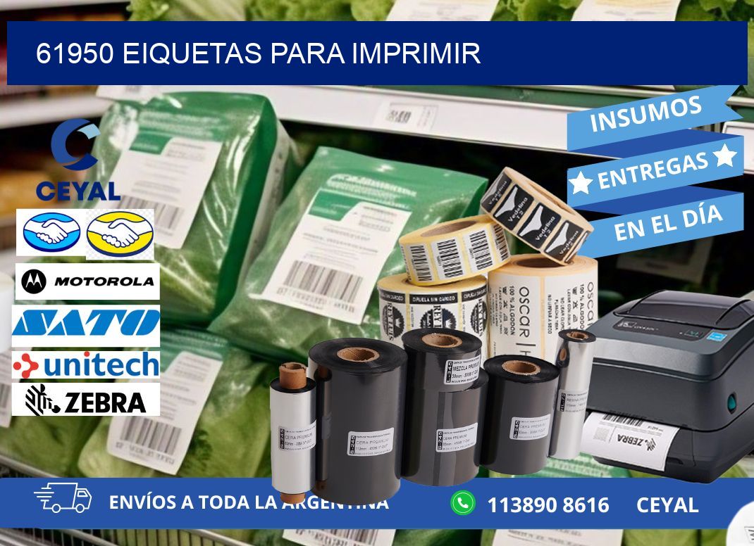 61950 EIQUETAS PARA IMPRIMIR