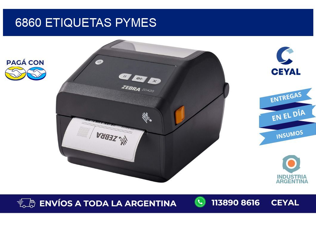 6860 ETIQUETAS PYMES