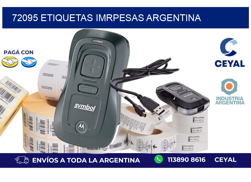 72095 etiquetas imrpesas argentina