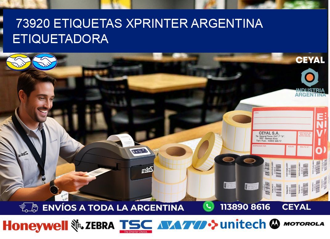 73920 etiquetas xprinter argentina ETIQUETADORA
