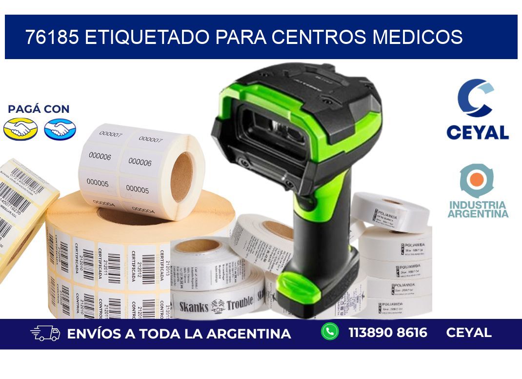 76185 ETIQUETADO PARA CENTROS MEDICOS