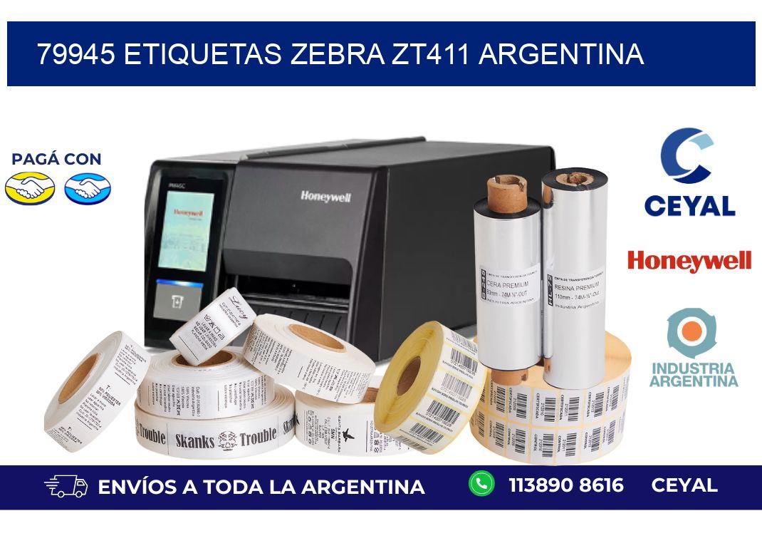 79945 etiquetas zebra zt411 argentina