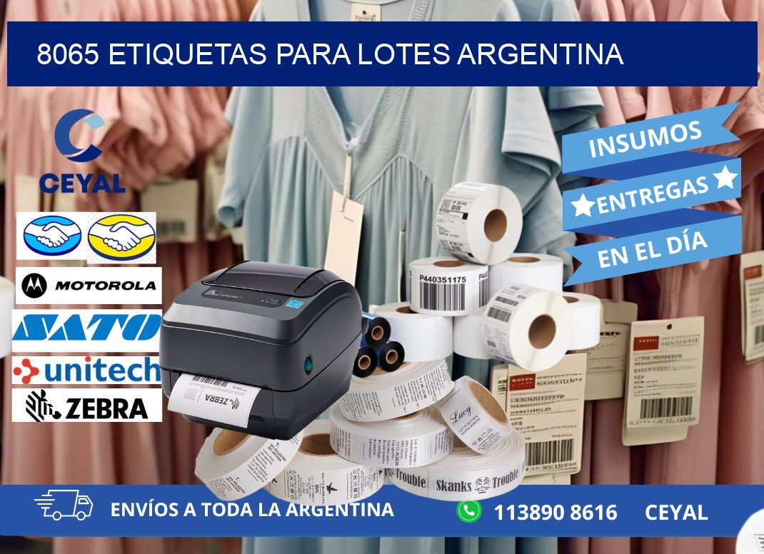 8065 ETIQUETAS PARA LOTES ARGENTINA