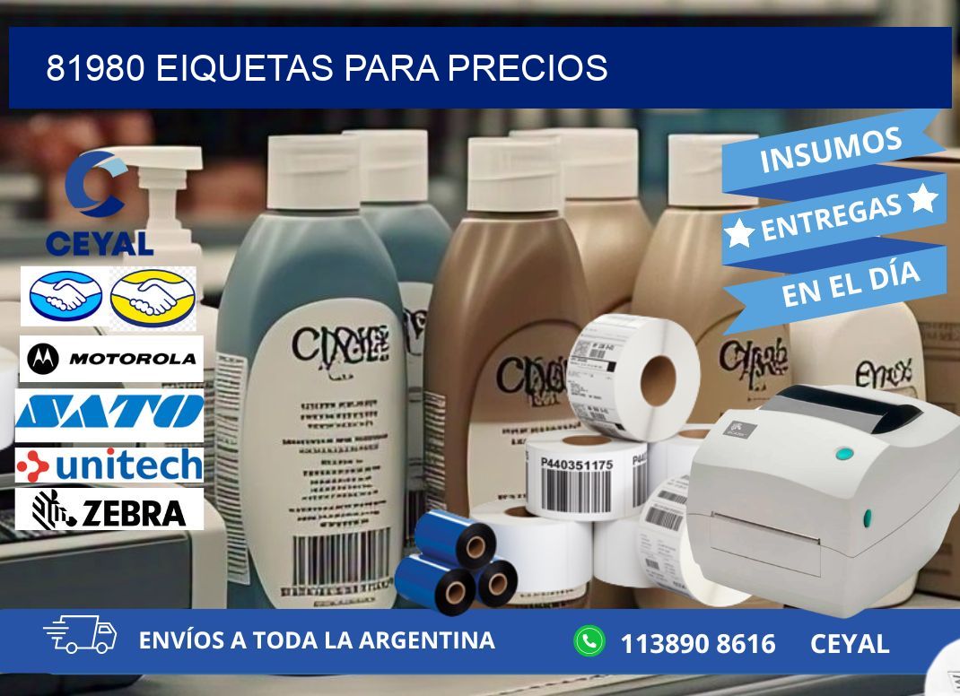 81980 EIQUETAS PARA PRECIOS