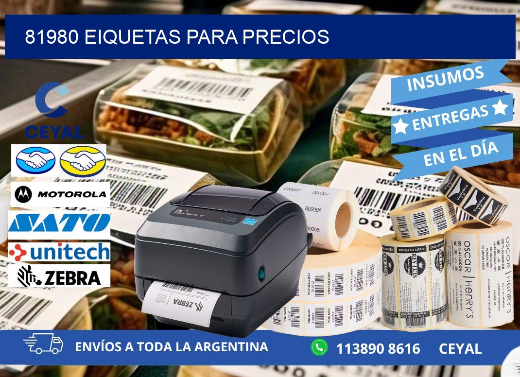 81980 EIQUETAS PARA PRECIOS