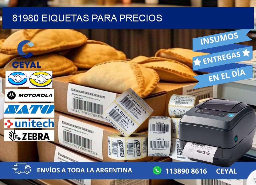 81980 EIQUETAS PARA PRECIOS