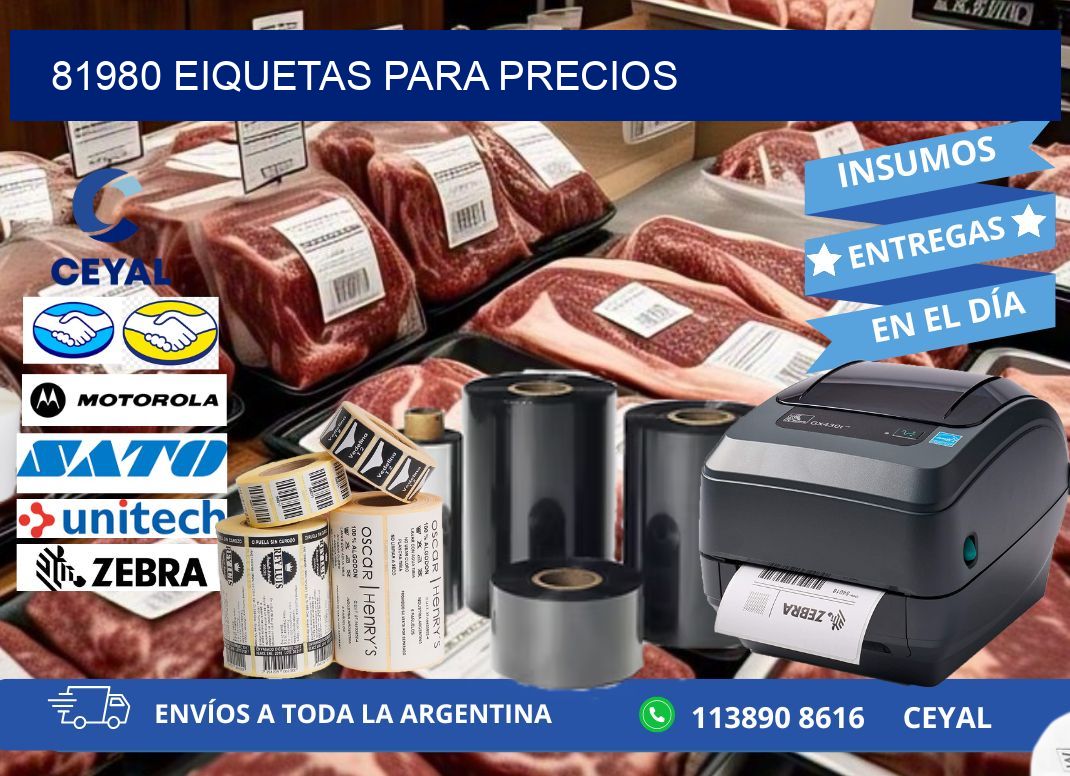 81980 EIQUETAS PARA PRECIOS