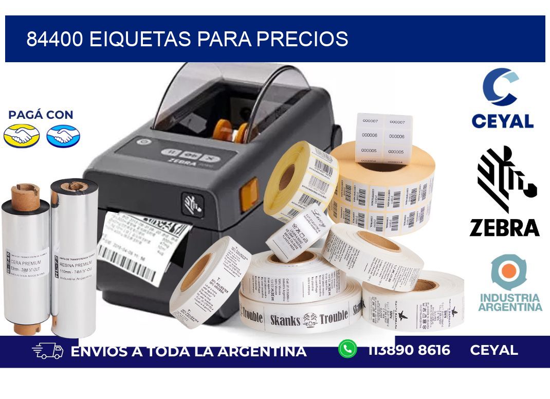 84400 EIQUETAS PARA PRECIOS