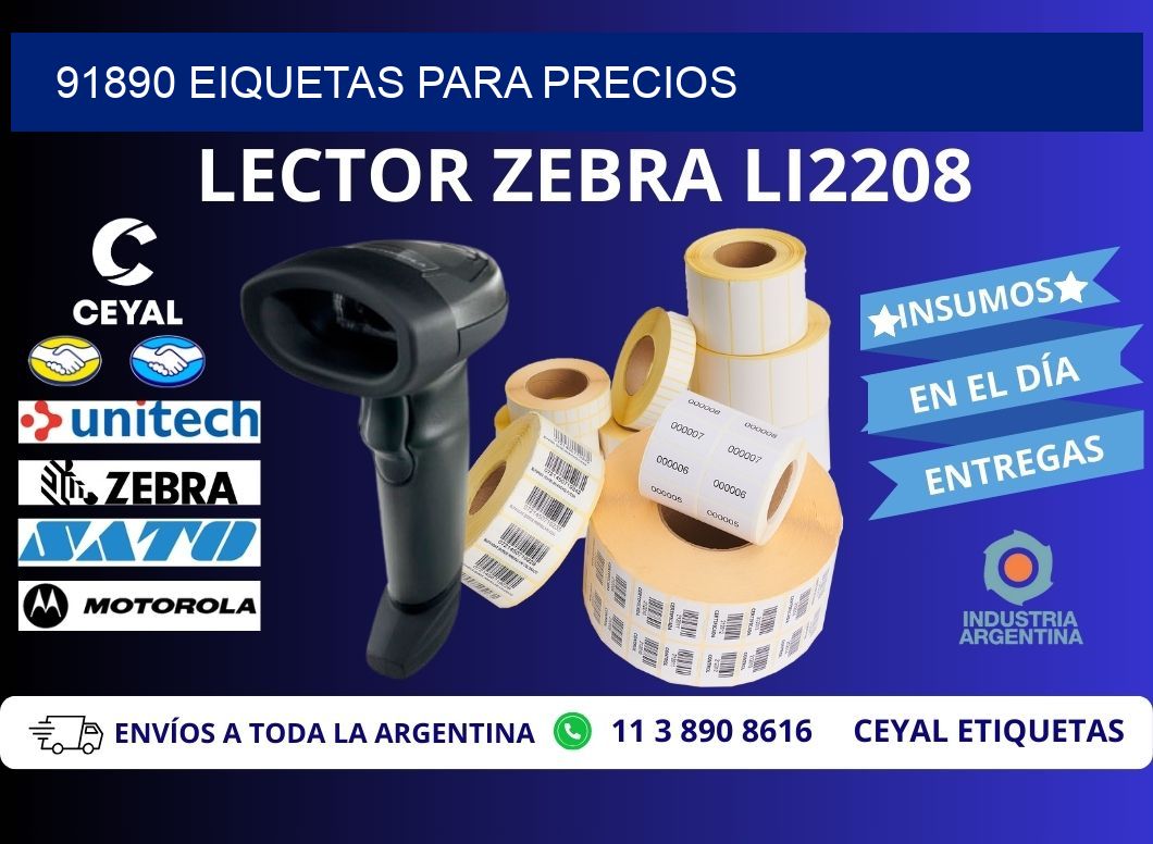91890 EIQUETAS PARA PRECIOS