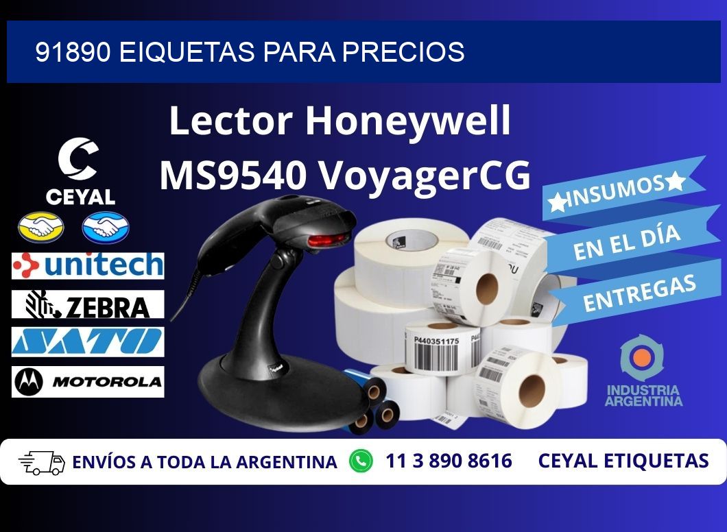 91890 EIQUETAS PARA PRECIOS