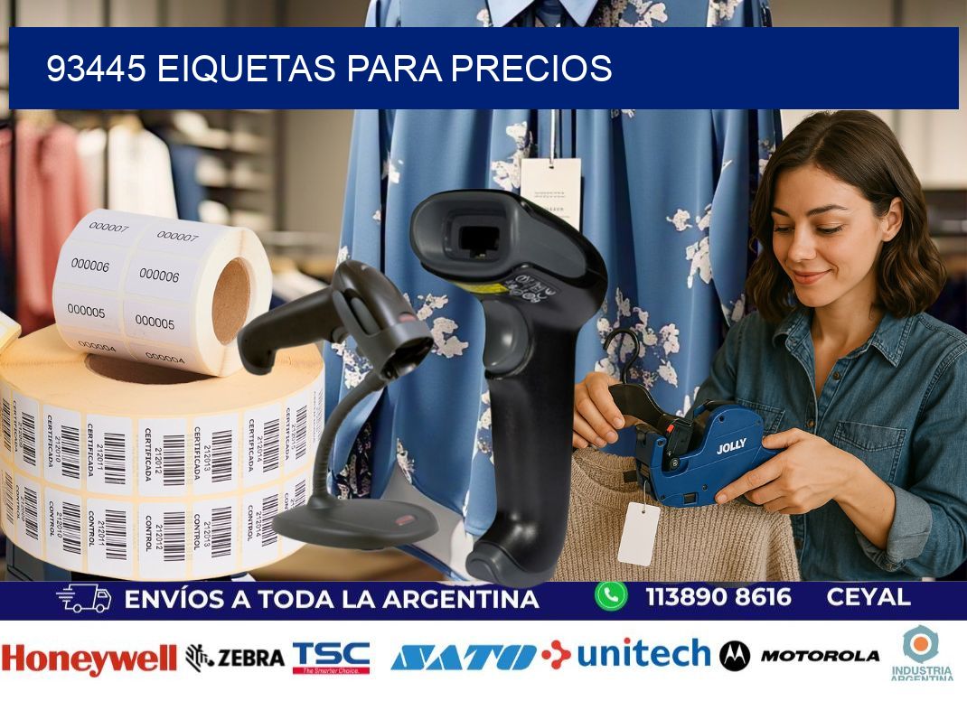 93445 EIQUETAS PARA PRECIOS
