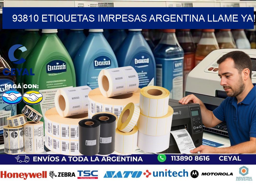 93810 etiquetas imrpesas argentina LLAME YA!