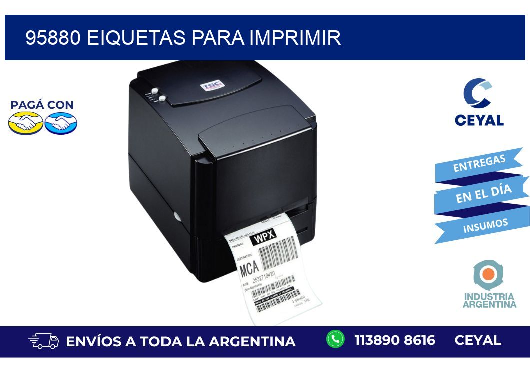 95880 EIQUETAS PARA IMPRIMIR