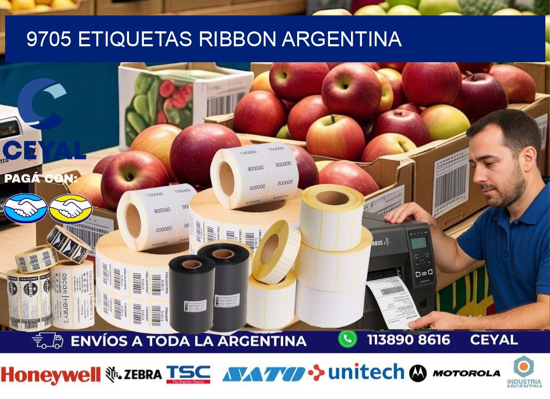 9705 etiquetas ribbon argentina
