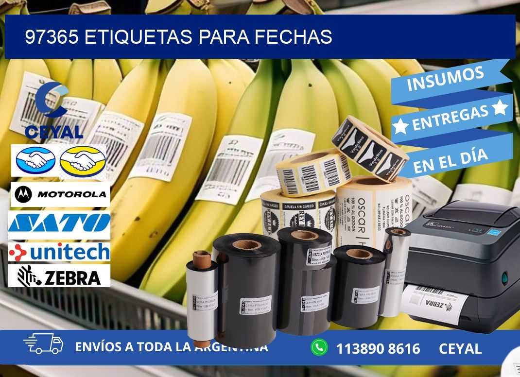 97365 ETIQUETAS PARA FECHAS
