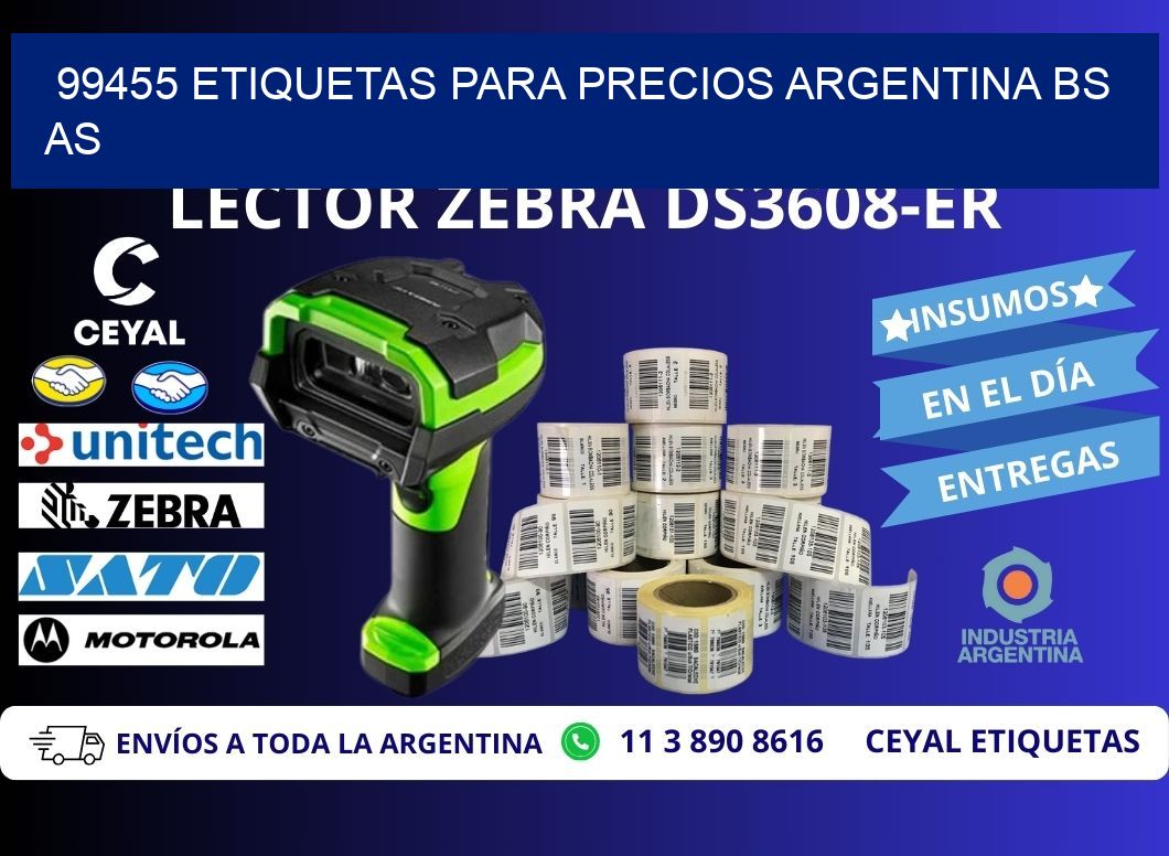 99455 ETIQUETAS PARA PRECIOS ARGENTINA BS AS