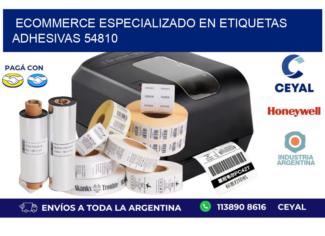 Ecommerce Especializado en Etiquetas Adhesivas 54810