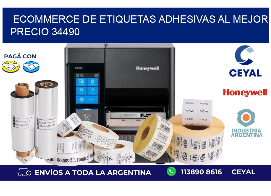 Ecommerce de Etiquetas Adhesivas al Mejor Precio 34490