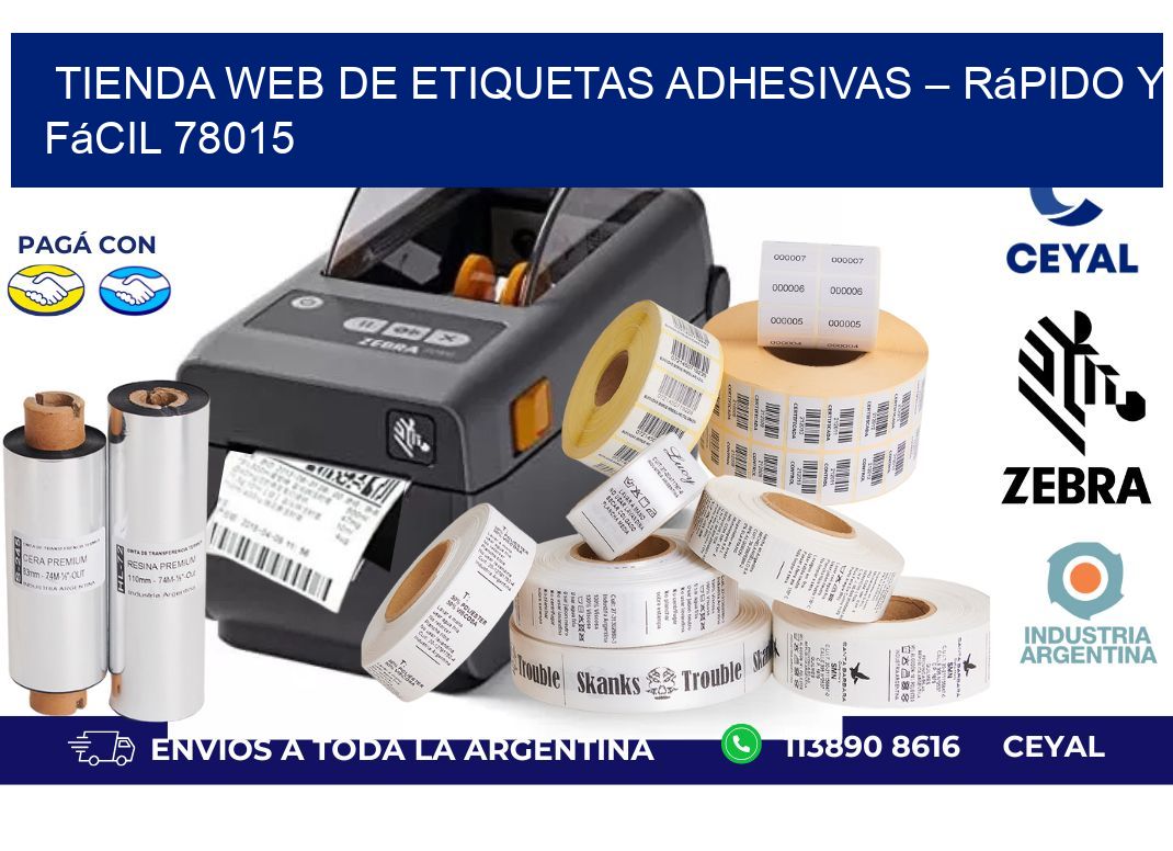 Tienda Web de Etiquetas Adhesivas – Rápido y Fácil 78015