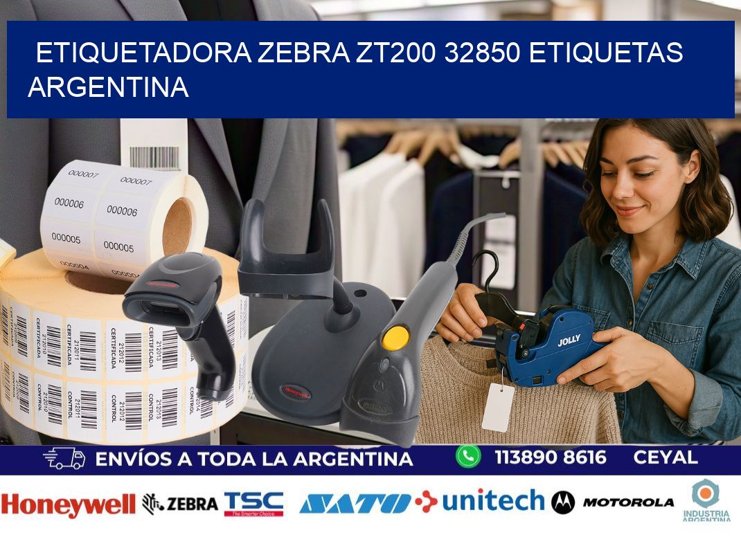 etiquetadora zebra zt200 32850 etiquetas argentina